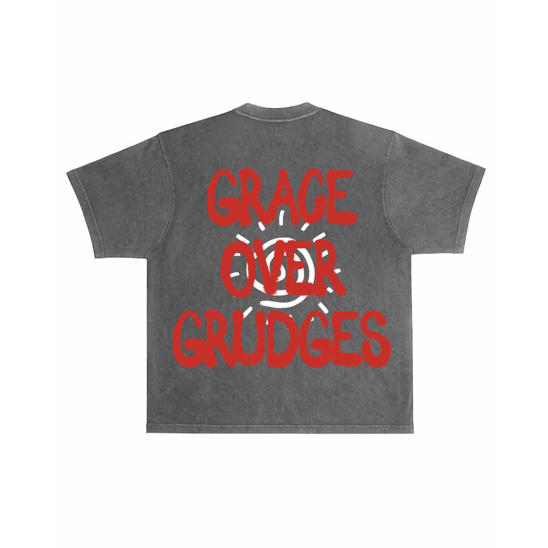 Grace Over Grudges Tee - Shadow